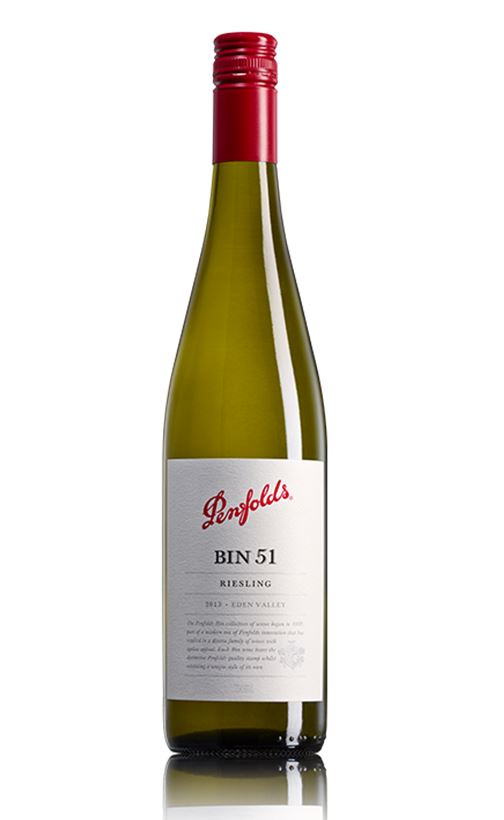 penfolds 奔富 bin 51 伊顿谷雷司令白葡萄酒(2013)